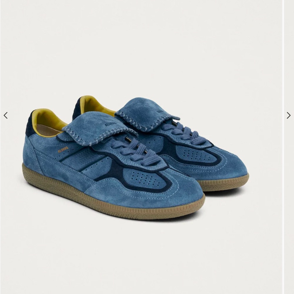 Blue Suede Sneakers
